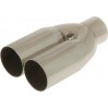 NEW 304TW2 2 X 76MM OD SNGLE SKIN STRAIGHT CUT TWIN TAILS