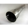 1Meter Repair Section Stainless Exhaust PipeExpanded Swagged To Fit Over 63.5 mm Or 2.5Inch