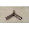 STAINLESS STEEL EXHAUST  V PIPE SECTION DIVIDER IN 21/2" - 63.5mm