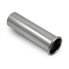 304ORT76.2  OUT ROLLED TAIL PIPE POLISHED SINGLE SKIN